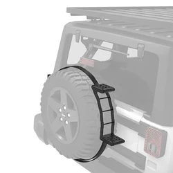 Tragbare Reserveradstufen, Reserverad-Pedale, Leitern, Treppen, Geländewagen-Pedale, gebänderte tragbare Treppen