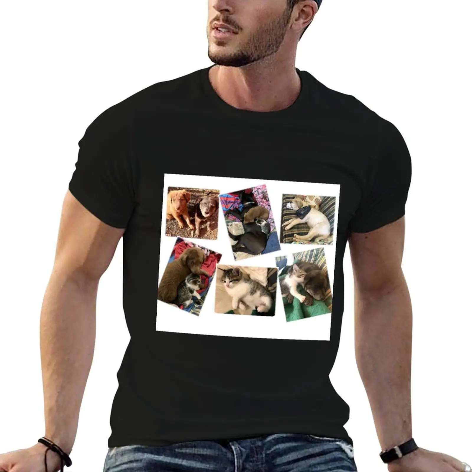 

The Minter Family Baby Pictures Collage I T-Shirt man t shirts cotton t shirts for man graphic funny T-Shirt