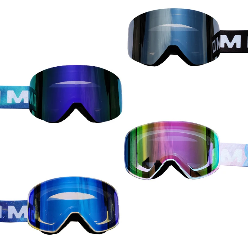 Best selling uv protection snowboard custom anti fog protection double layer lens ski glasses snow sunglasses