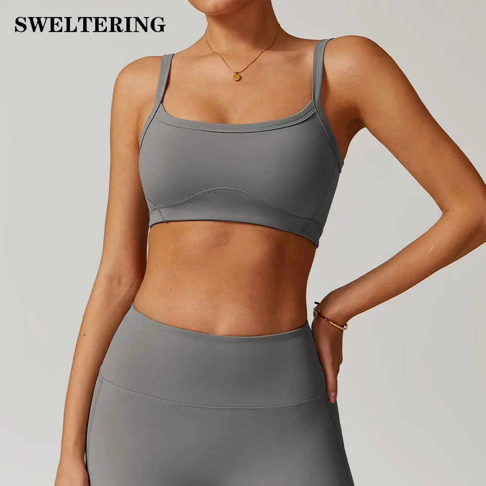 Women's Gym Clothing Backless Sport Bra Outdoor Sportswear Woman Gym Yoga Clothing Breathable Workout Fitness Underwear Tank Top