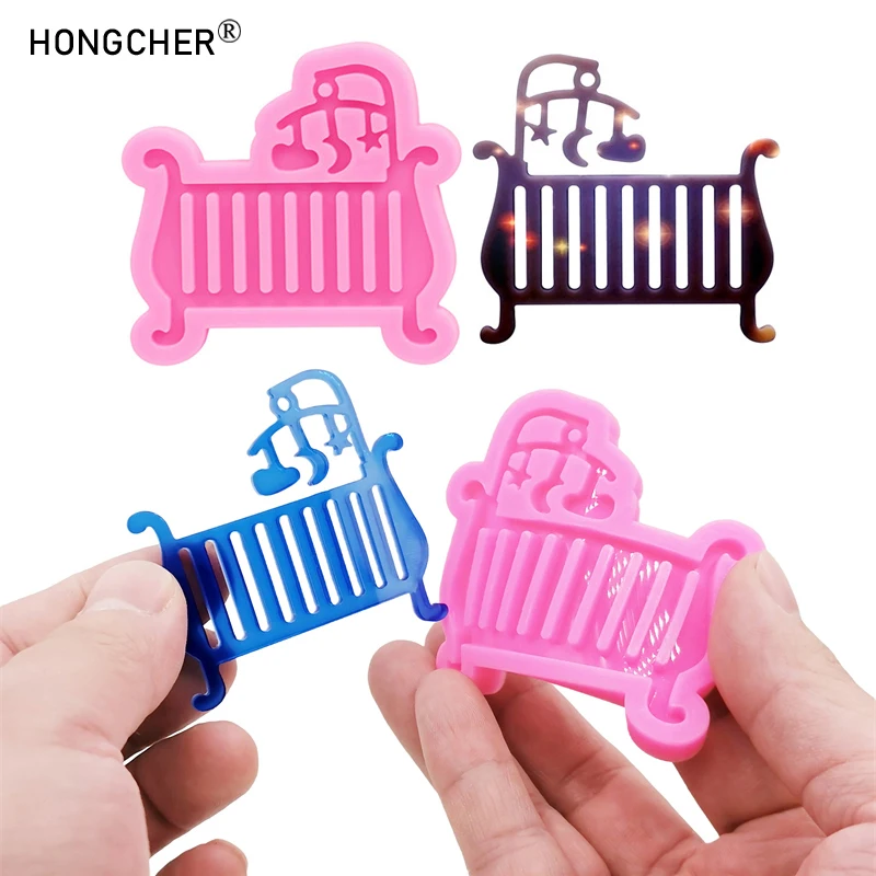 لامعة محاكاة سرير درج مجوهرات اكسسوارات قالب من السيليكون DIY بها بنفسك أقراط القلائد المعلقات المعلقات الزخرفية قوالب بالتنقيط #1