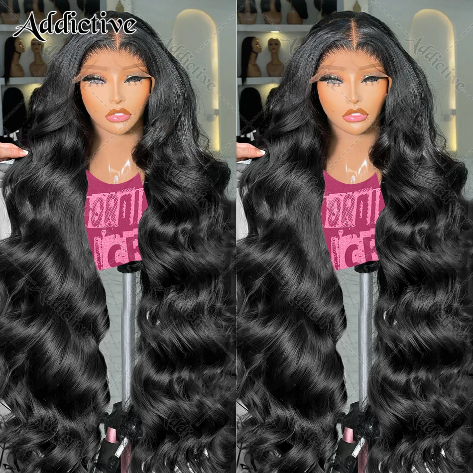 30 40 Inch Body Wave 13x6 HD Transparent Lace Front Human Hair Wigs Brazilian Remy Water Wave 13x4 Lace Frontal Wig For Women