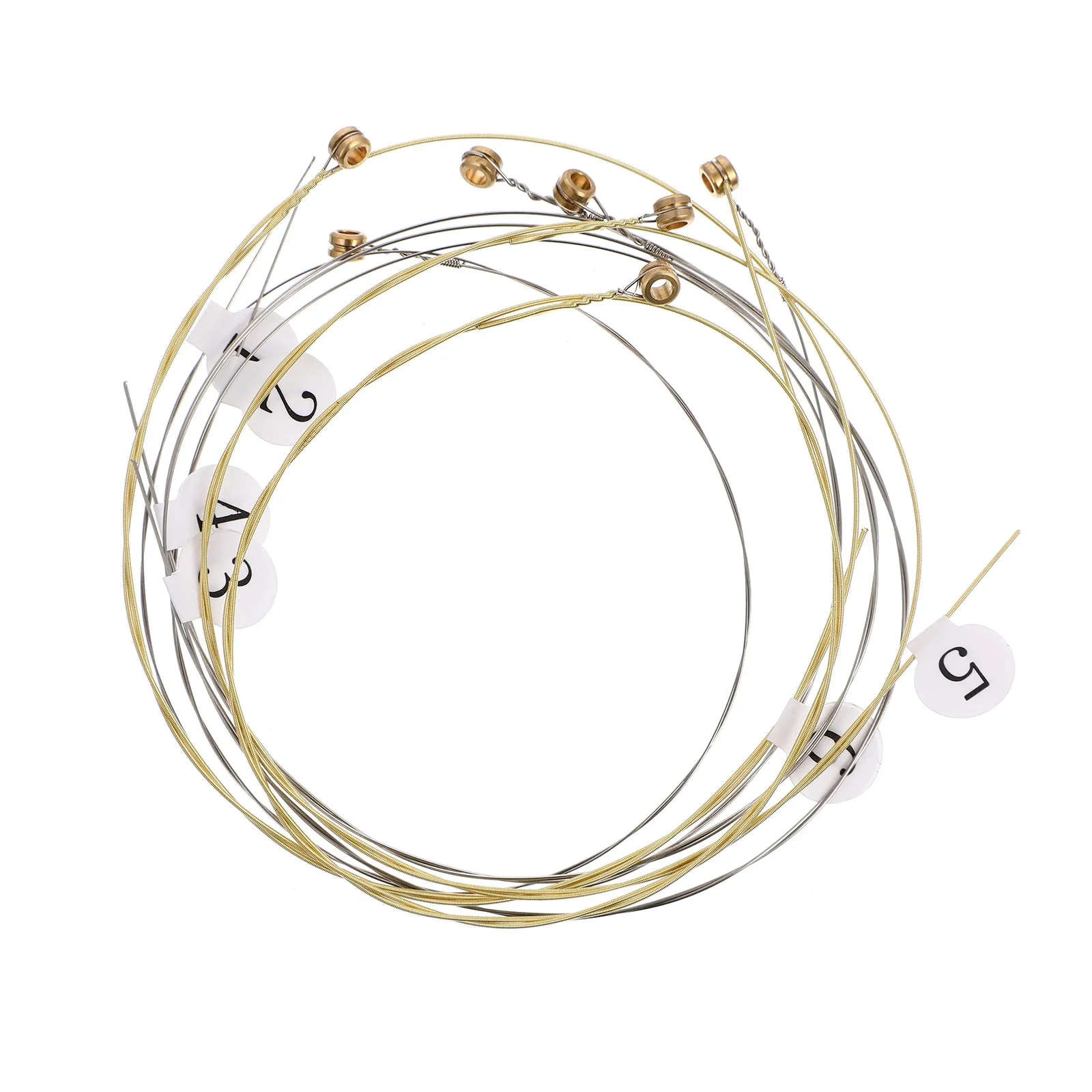 7Pcs Harp Strings Pack Steel String Replacement Kit Stable Vibration Long Lifespan for Beginners Musical Instrument Accessories
