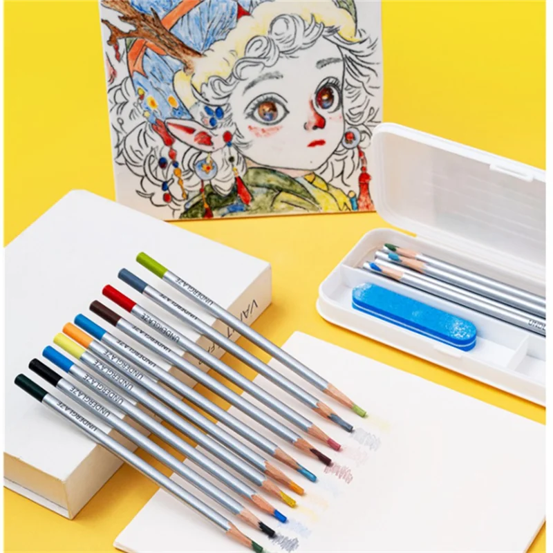 

Water-Based Underglaze Color Pencil For Pottery 10 Colors High Temperature Glaze Powder Pen Included