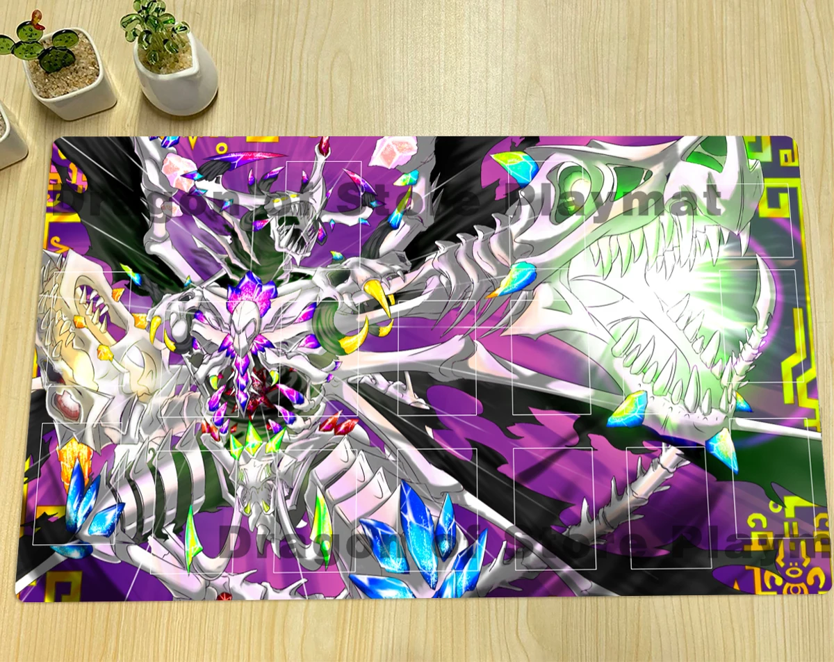 YuGiOh Playmat Mementoal Tecuhtlica-creazione combinata TCG Mat gioco da tavolo CCG tappetino da gioco per carte collezionabili tappetino per Mouse in gomma borsa gratuita