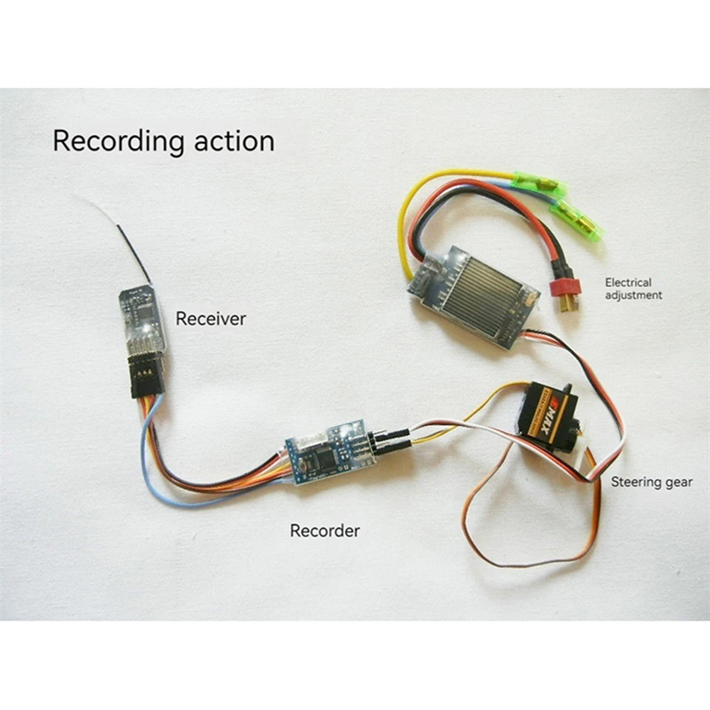 RC Operation Recorder Recording Operation Actions to Achieve Playback