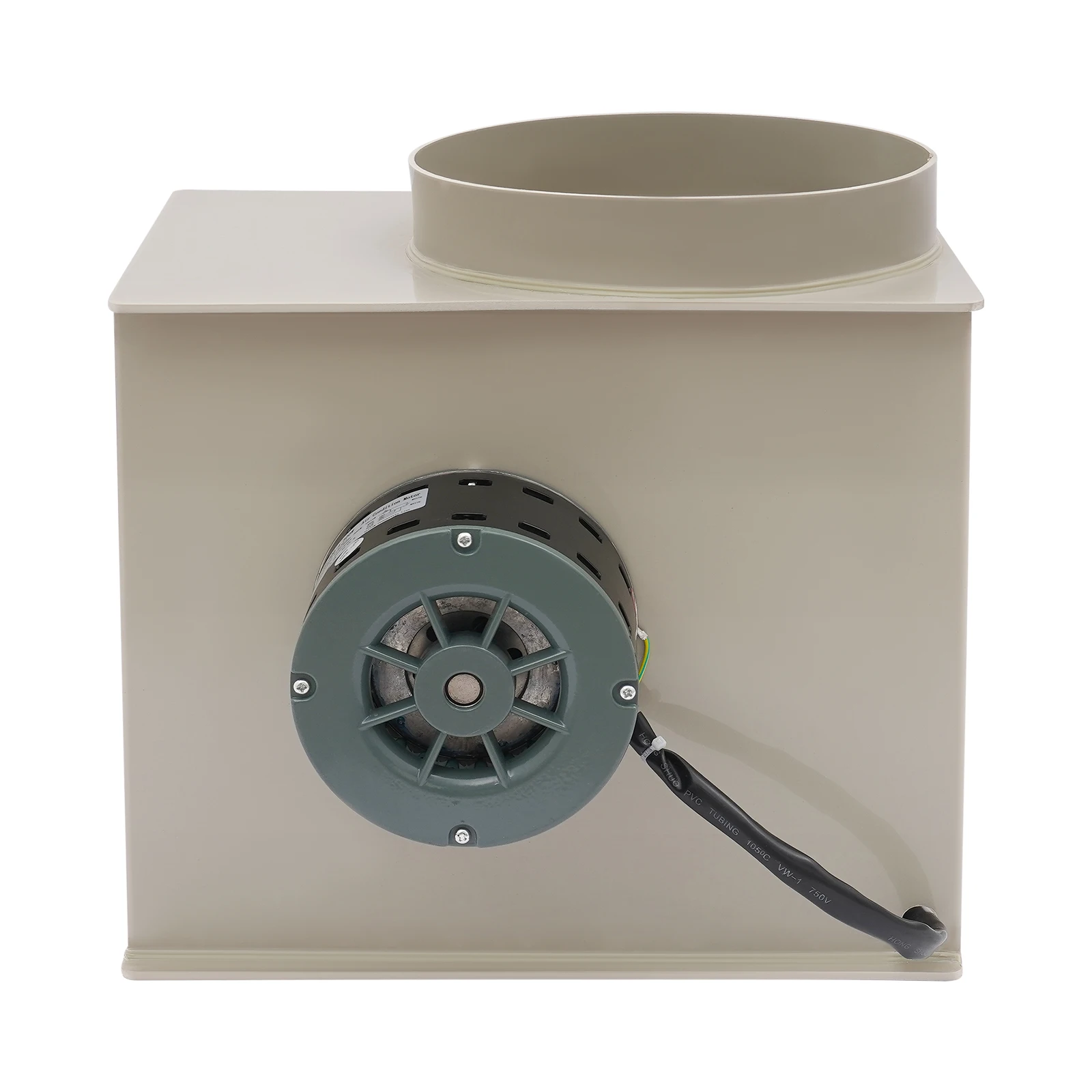 مروحة تهوية بالطرد المركزي، مروحة عادم، مروحة تهوية مختبرية منفاخ صناعي 300 وات 110 فولت، 3 سرعات قابلة للتعديل، 1450 دورة في الدقيقة (رمادي)