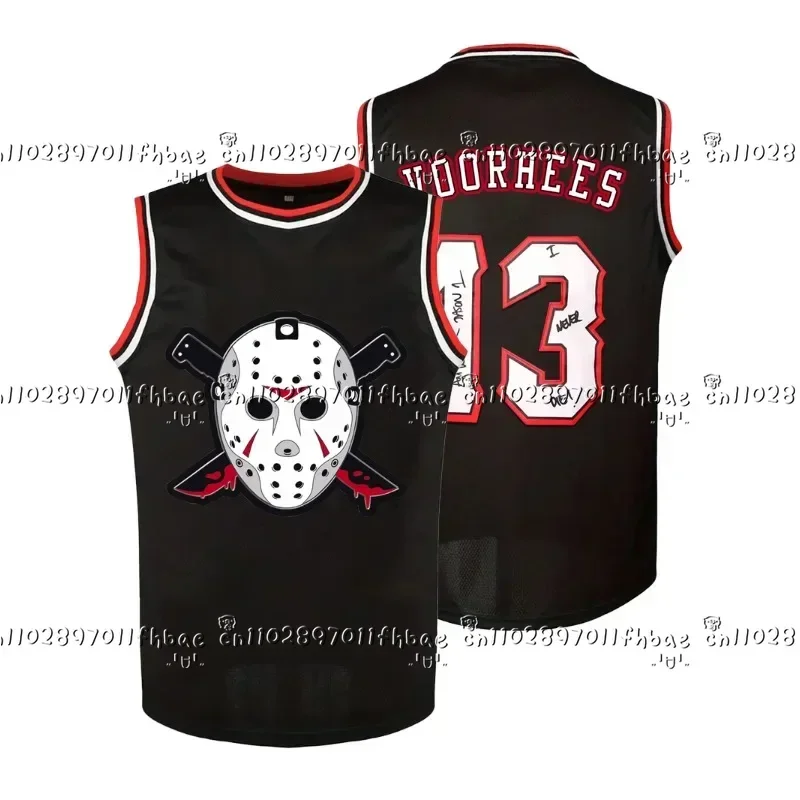 فورهيس # 13 تصميم كرة السلة للرجال جيرسي الخامس الرقبة الرجعية تنفس جولة الرقبة أكمام التدريب الرياضي موحدة الملابس الرياضية