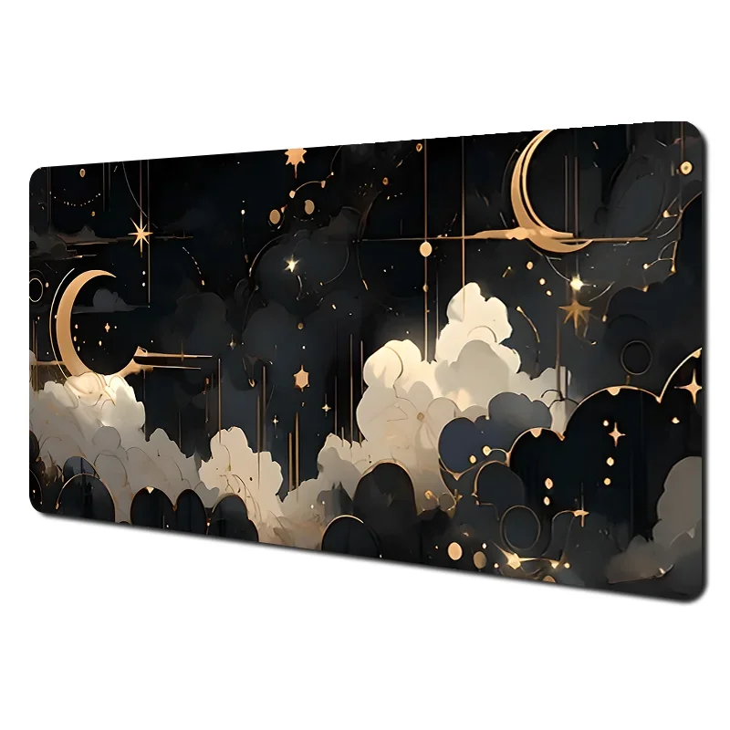 Starry night Moon 400x450mm thick mousepad Waterproof anti-fouling gaming table writing desk office deskpad xxl computer mat