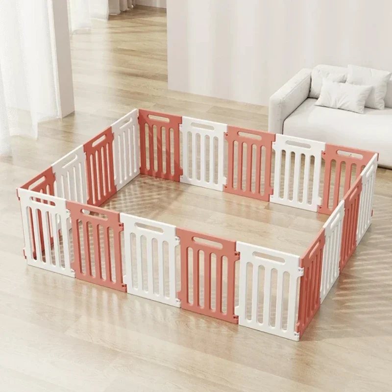 

Pet Indoor Isolation Fence Household Small Dog Cage Portable Puppy Barrier Plastic Puppy Box Dog Fence