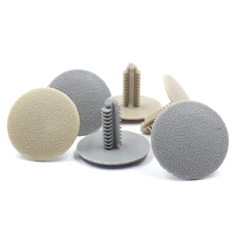 Car roof lining, trunk fastening clips, rivets, roof cover clips, plastic clips – all securely fastened