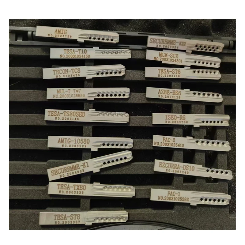 

Euro TinFoil Tools Tin Foil European AMIG-10580 AZBE-HS6 EZCURRA-DS10 MUL-T 7X7 SECUREMME-K1ISEO-R7 FAC-2 TECON-TC8 Locksmith