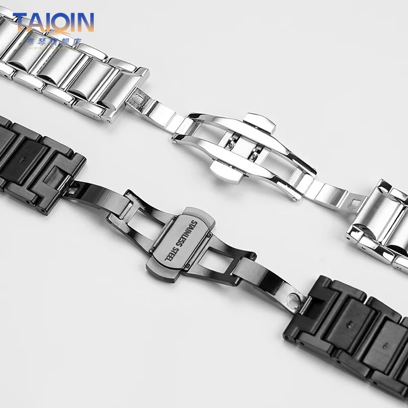 Pulseira para relógio de aço inoxidável Breitling com Avengers Night Mission B01 série de cronometragem tira de aço para homens 22mm Pulseira