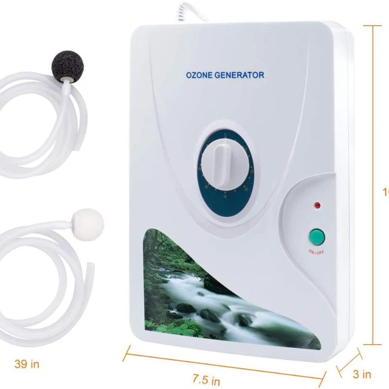 Generador De ozono Purificador De Aire portátil, concentrador De oxígeno, Ozonizador, Purificador De Aire, 600mg, 110v, 220v