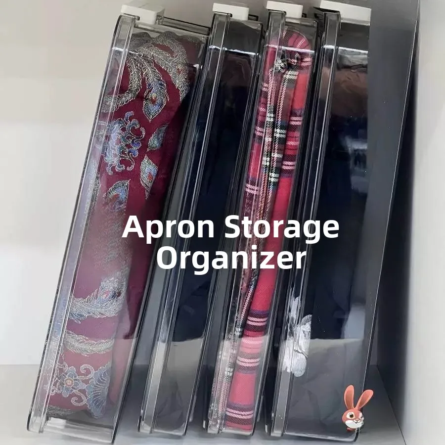 Transparent Hanfu Skirt Storage Box Home Use Seamless Stacking College Dormitory Wardrobe JK Skirt Clip Organizing Box