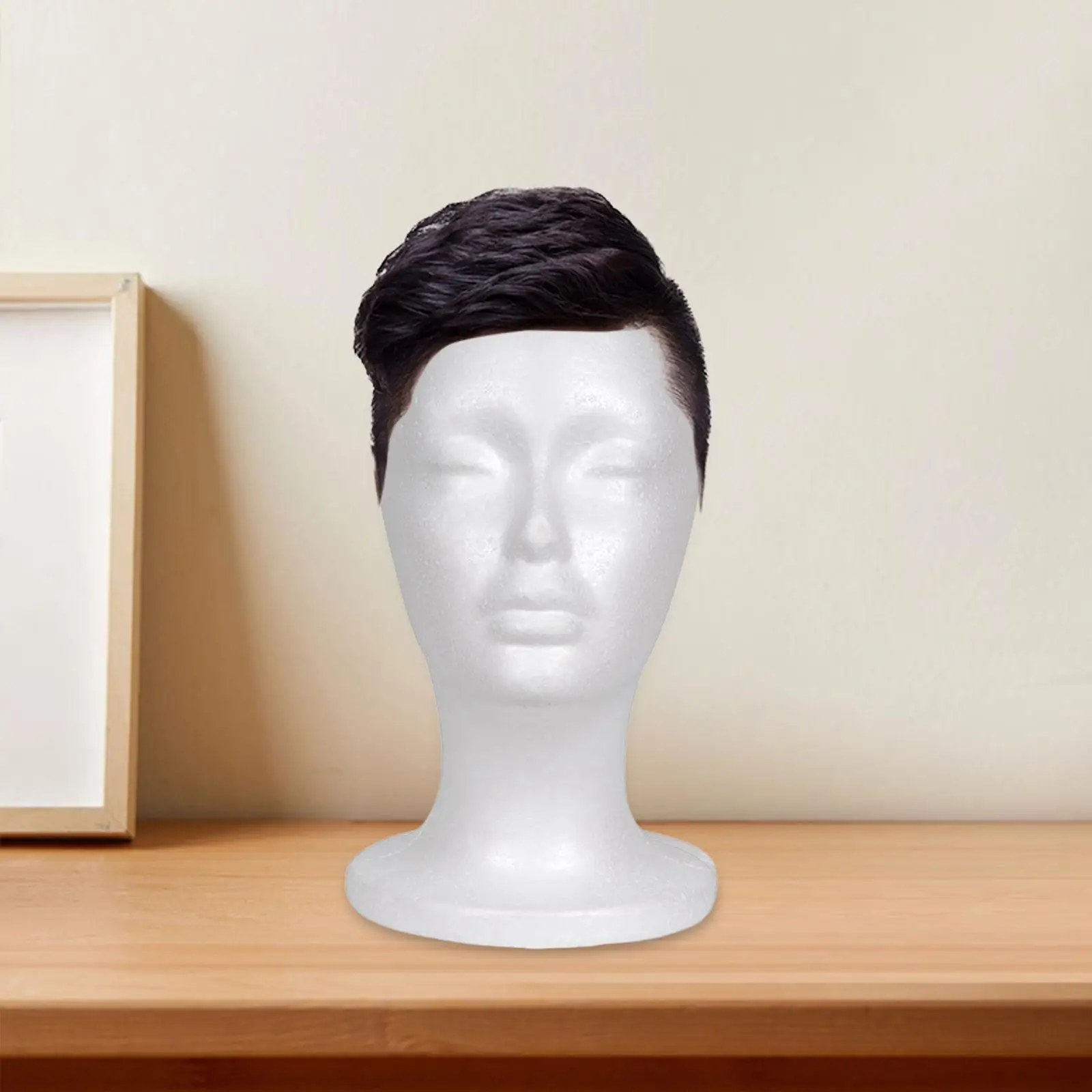 2xFemale Foam Wig Head Piankowy manekin Wyświetlacz Głowa peruki Stojak na słuchawki