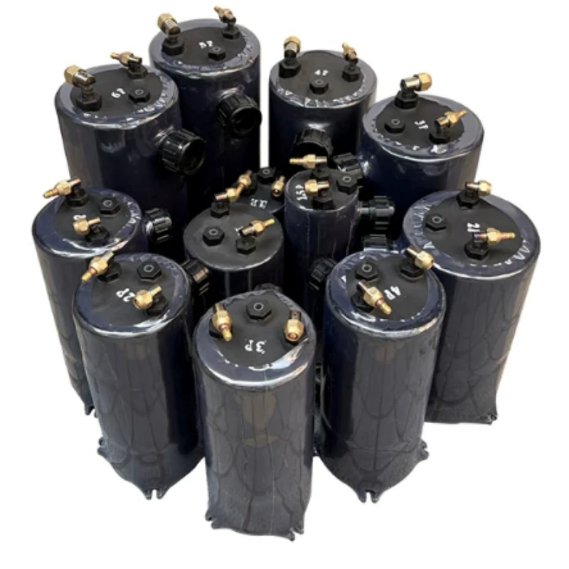 5HP Pure Titanium Tube Evaporator Titanium Heat Exchanger Seafood Fish Pond Chiller Cooling Radiator Aquaculture Cooling Accesso
