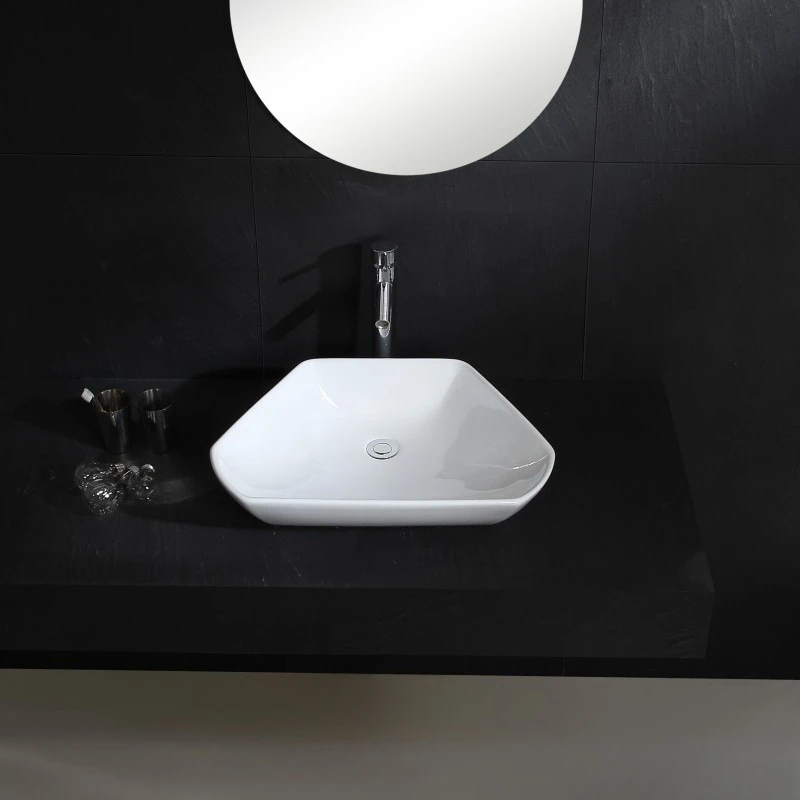 

Washbasin Household bathroom Balcony Ceramic table basin Fashion irregular washbasin