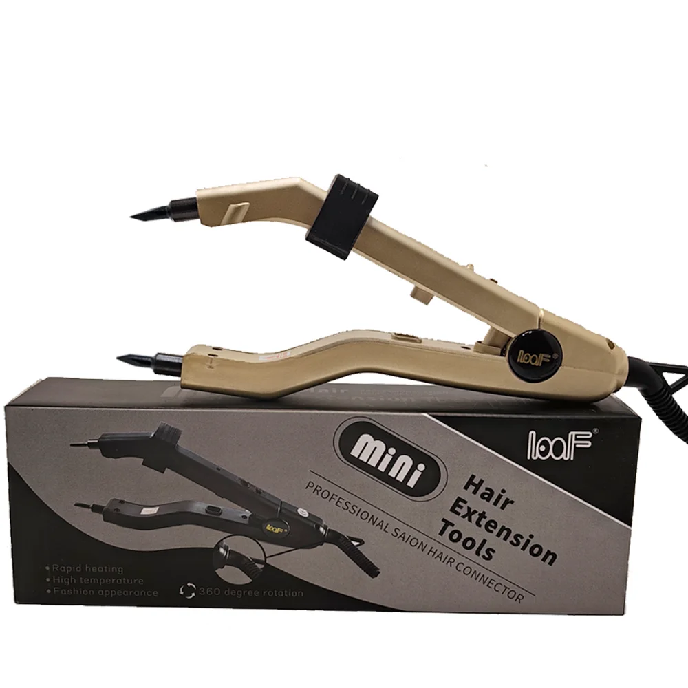 ヘアスタイリングに最適なヘアエクステンション,熱制御可能なヘアコネクタ,高温,ヘアスタイルに最適,新品
