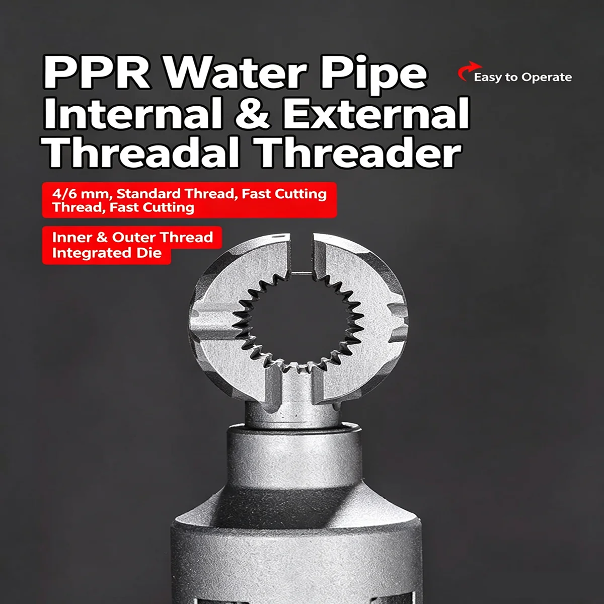 Internal & External Pipe Threader, 1/2