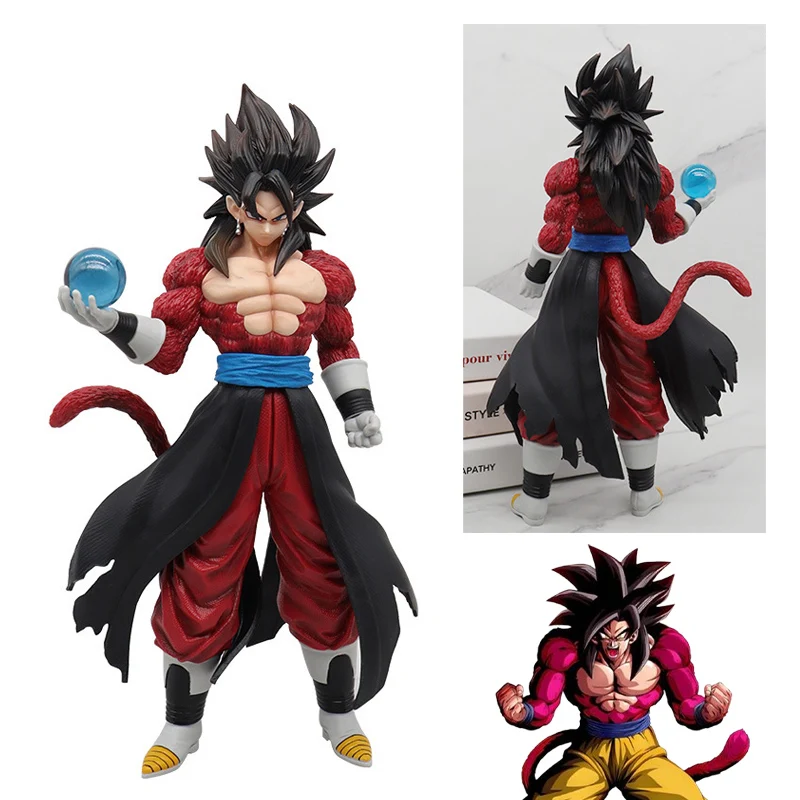 

Dragon Ball Super Saiyan Goku аниме фигурка детские игрушки стоячие фигурки модель настольные украшения Декор подарки на день рождения