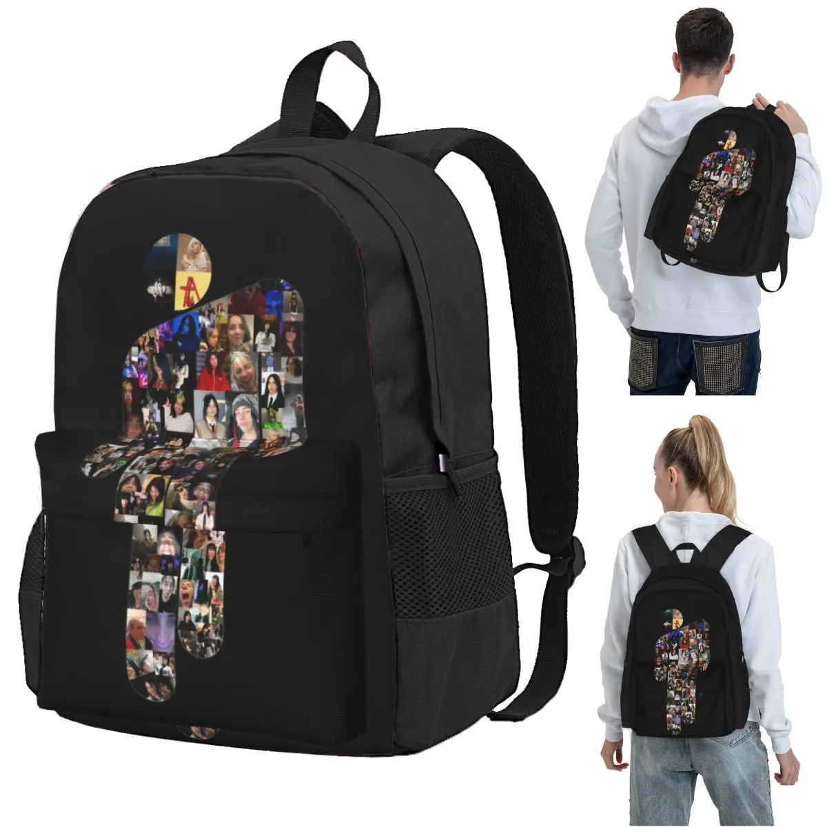 Hit Me Hard And Soft Music Album Backpack Student BookBag Kids School Bag Laptop Shoulder Bags for Boys Girls