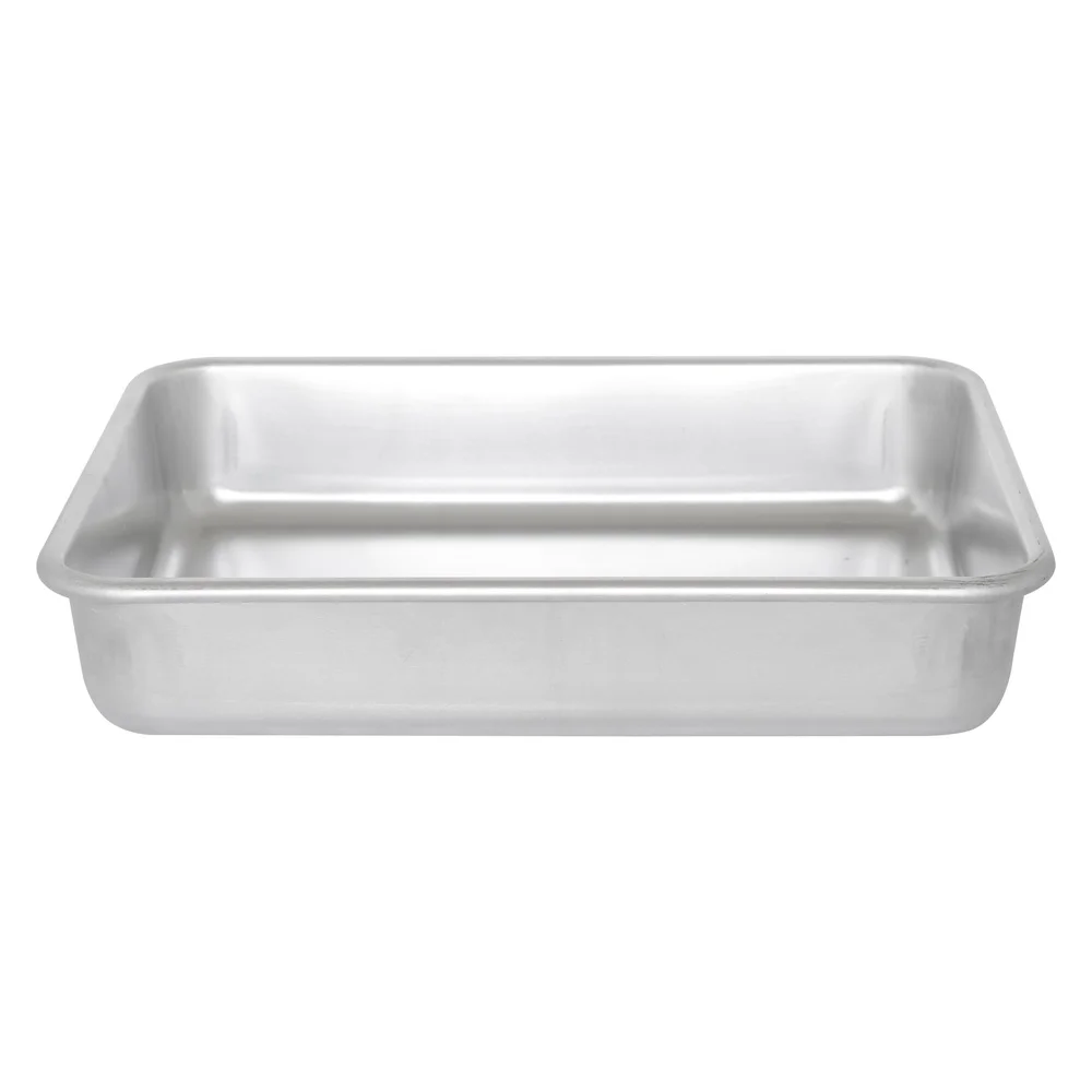 الألومنيوم الطبيعي 9x13 مستطيلة كعكة عموم غير عصا الخبز خزفي الكعك لفات البيض خبز دائم الاعوجاج مقاومة المهنية