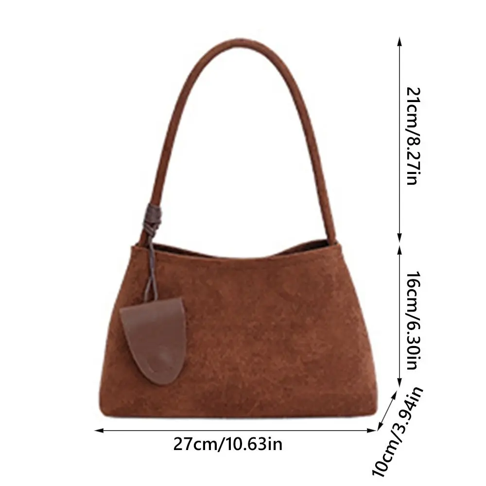 Casual Multicolor Shoulder Bag PU Frosted Underarm Bag Comfortable Handle Large Capacity Handbag Gift image 5