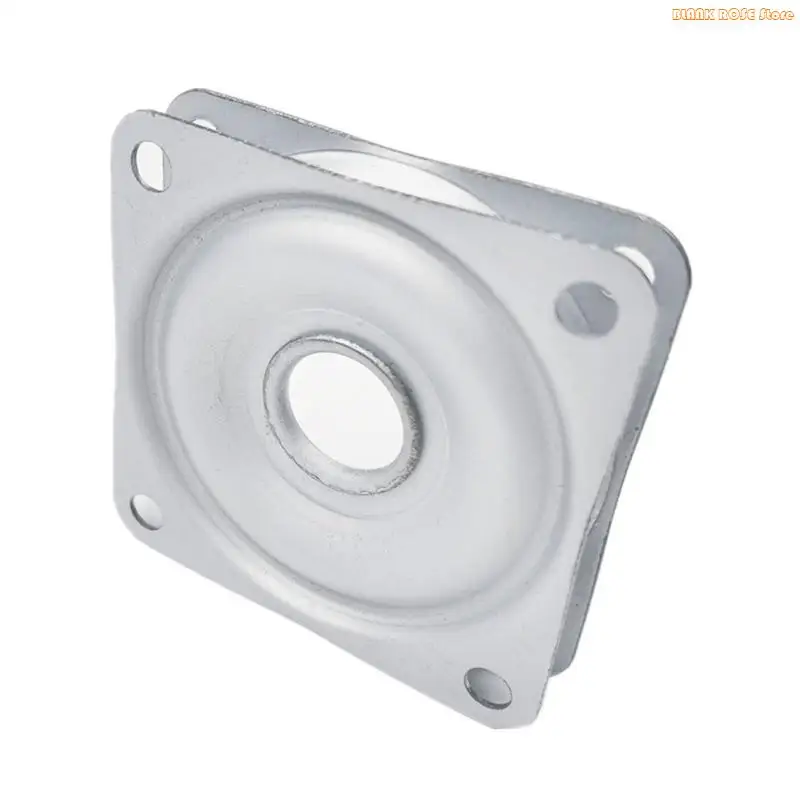 K1AE Square Rotating Bearing Plate Turntable Base Heavy Duty Ball Bearing Hardware for DIY Project