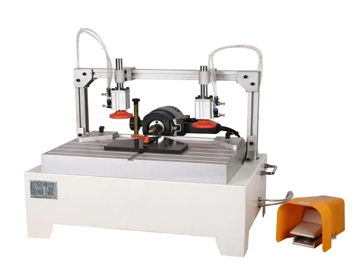 

Tongue slotting machine Wine cabinet furniture Large workpiece punching Angle machine Woodworking splicing machine
