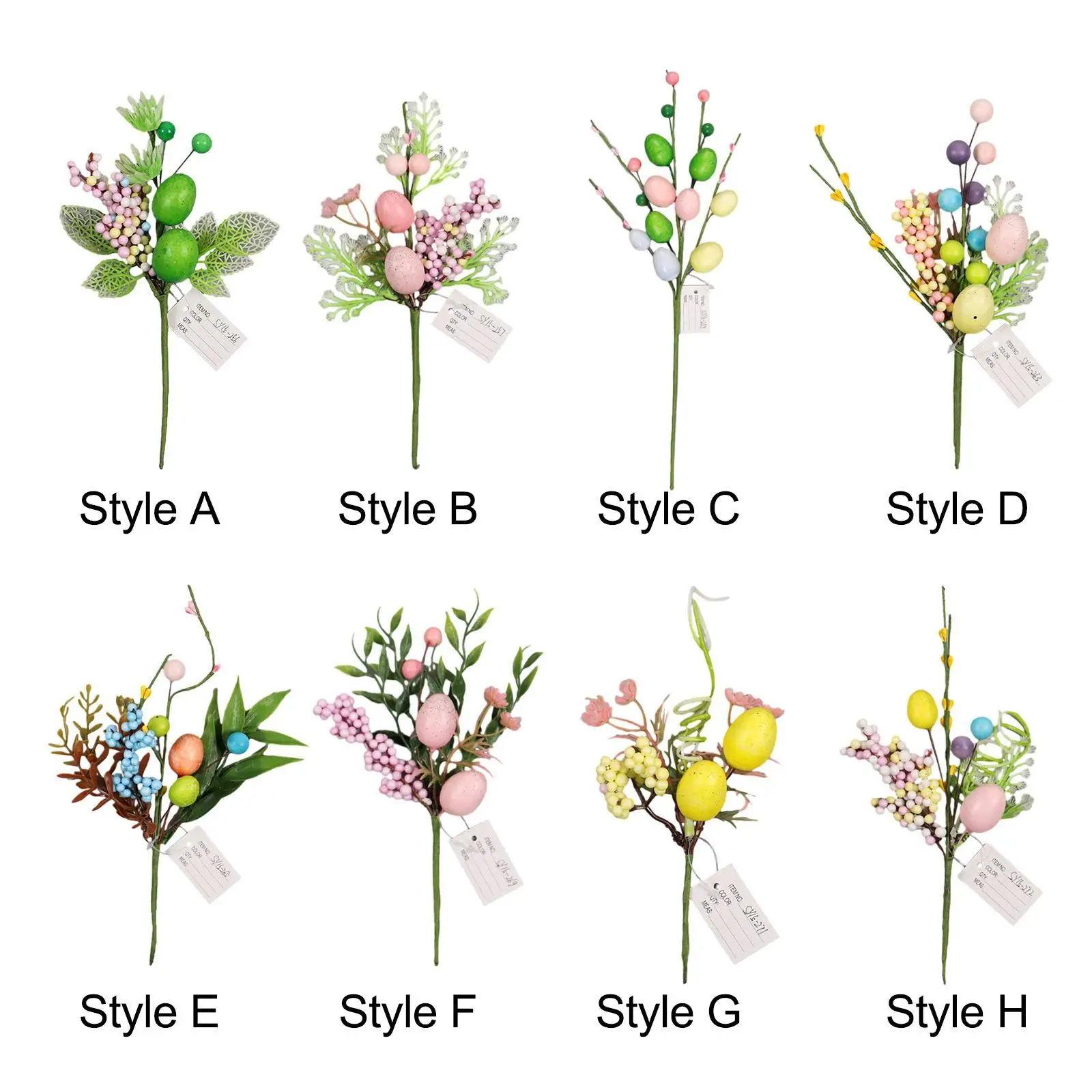 Ostern Dekoration Ei Baum Ast dekorative Zweige Osterei Stängel für Vase Home Party Ostern Feier Dekoration