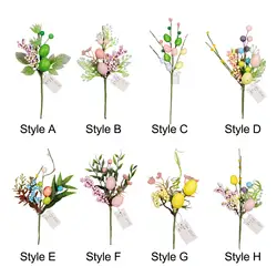 Easter Decoration Egg Tree Branch Decorative Branches Easter Egg Stems for Vase Home Party Easter Celebration Decoration