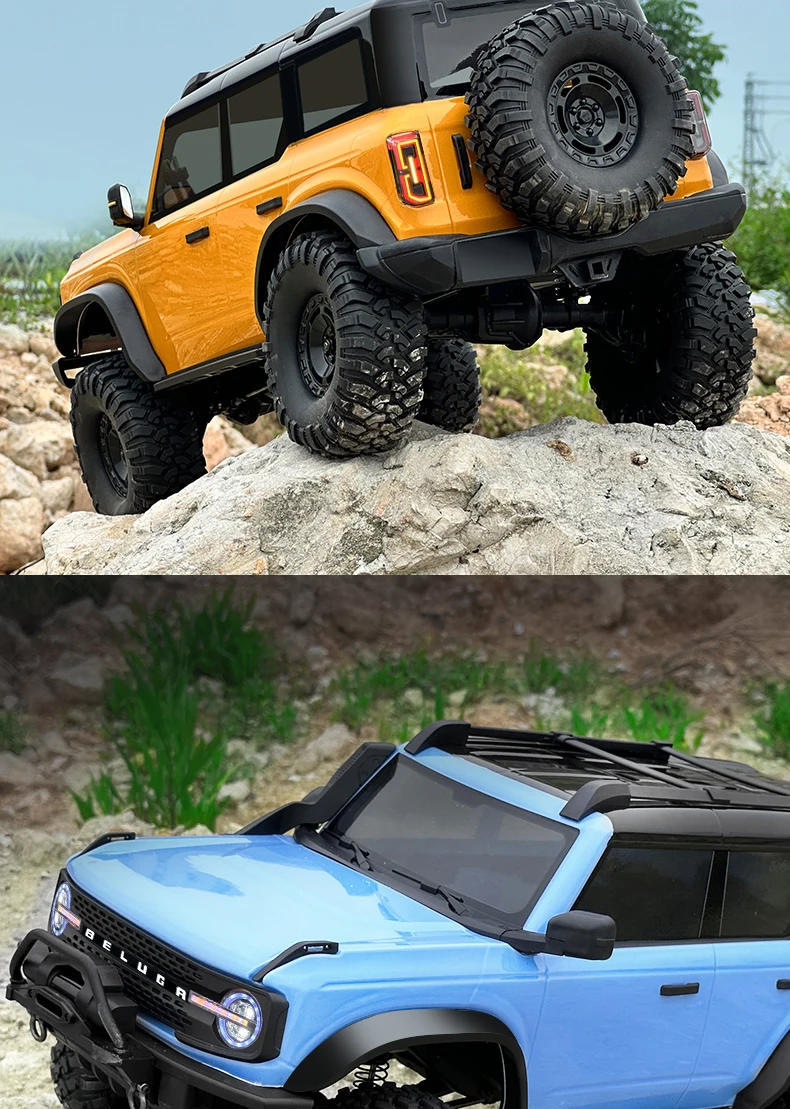 RC クローラー 1/10 Rc カー 4WD RTR HB R1001 LED 2.4 グラム電動