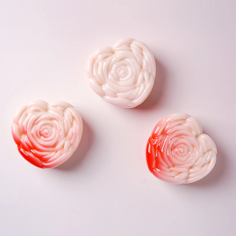 

AKOKO6 with love rose mousse cake silicone mold French west point Valentine's day flower baking mold