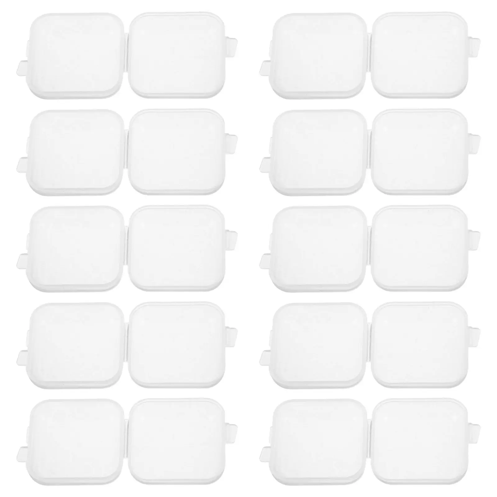 90pcs Clear Plastic Storage Boxes with Lids – Small Organizer for Beads, Jewelry, Earplugs, Crafts & Tiny Items