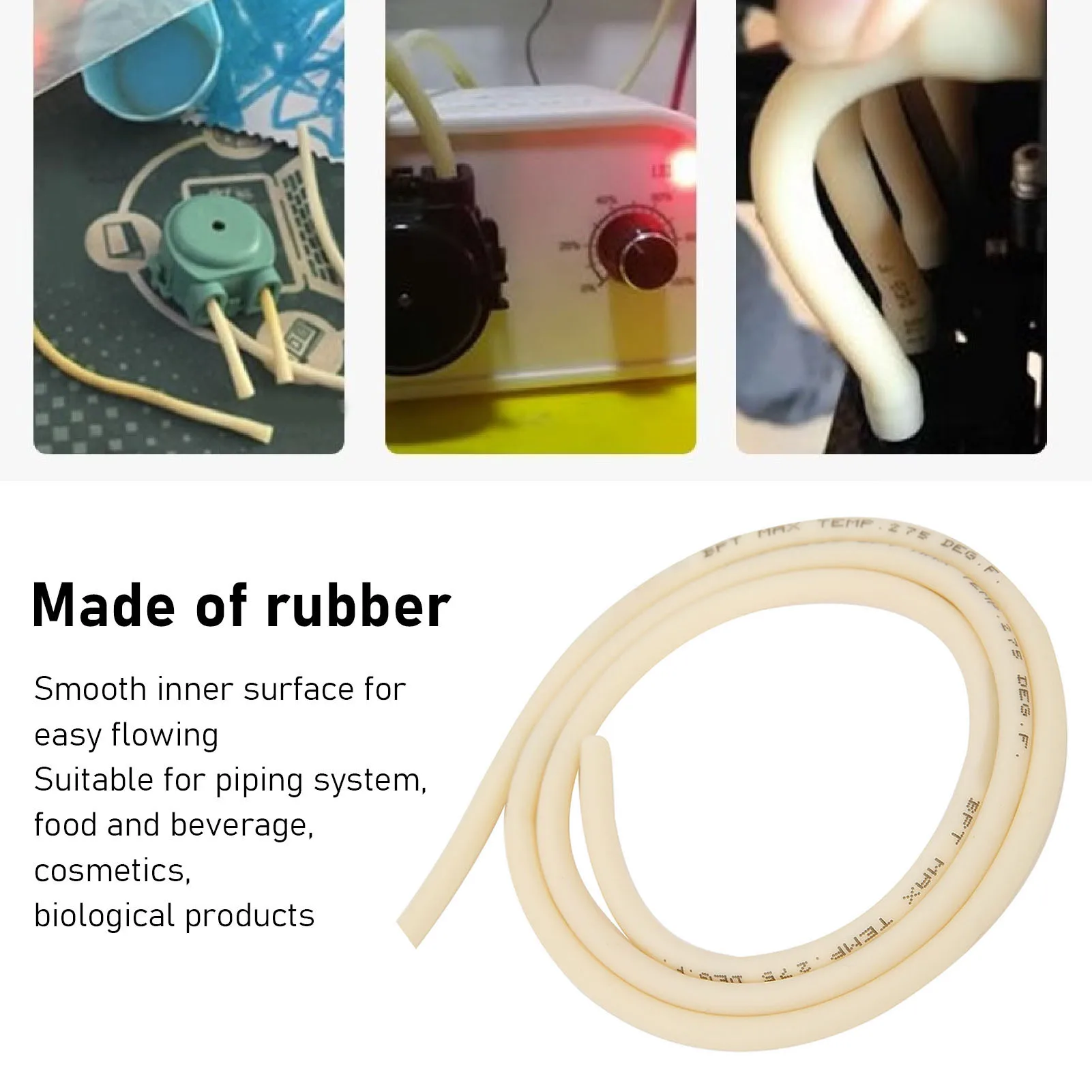 

BPT Peristaltic Pump Tube BPT Silicone Tube 1.6 X 4.8mm Acid and Alkali Grade Hose Peristaltic Pump Tube