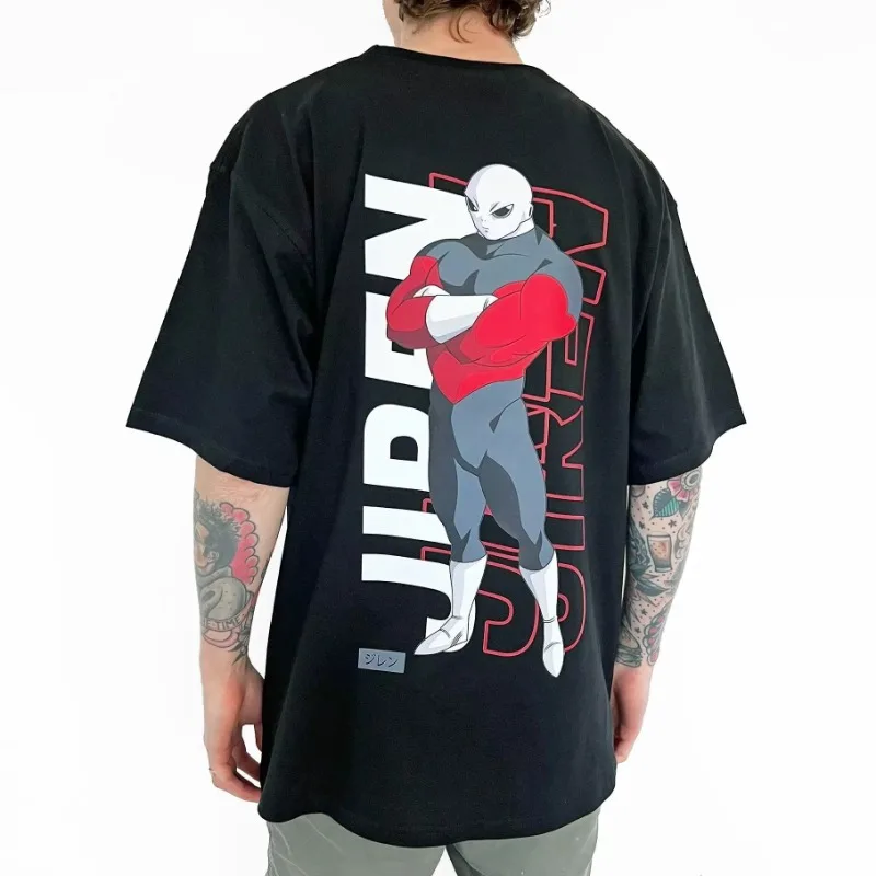 

Dragon Ball Peripheral Animation Printed Short Sleeve T-Shirt American Hot-blooded Men's Summer Comfortable Cotton T-Shirt