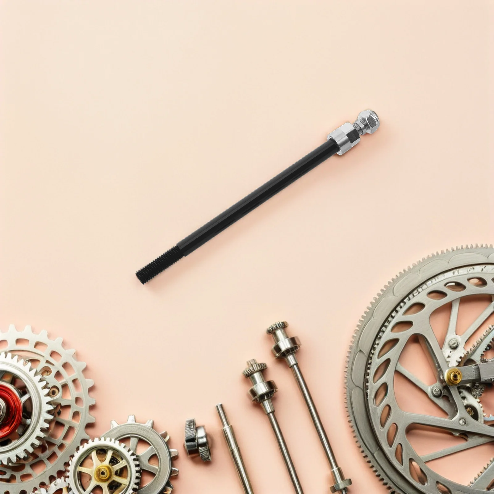 

Bike Trailer Thru Axle M12x1.75 121.5-142Mm Length Heavy Duty Spindle Replacement for Bicycle Cargo Utility Towing Applications