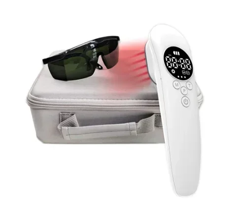 

lllt laser therapy device 880mW 4x808nm+16x650nm 20 diodes handheld effective for body pain relief soft tissue repair