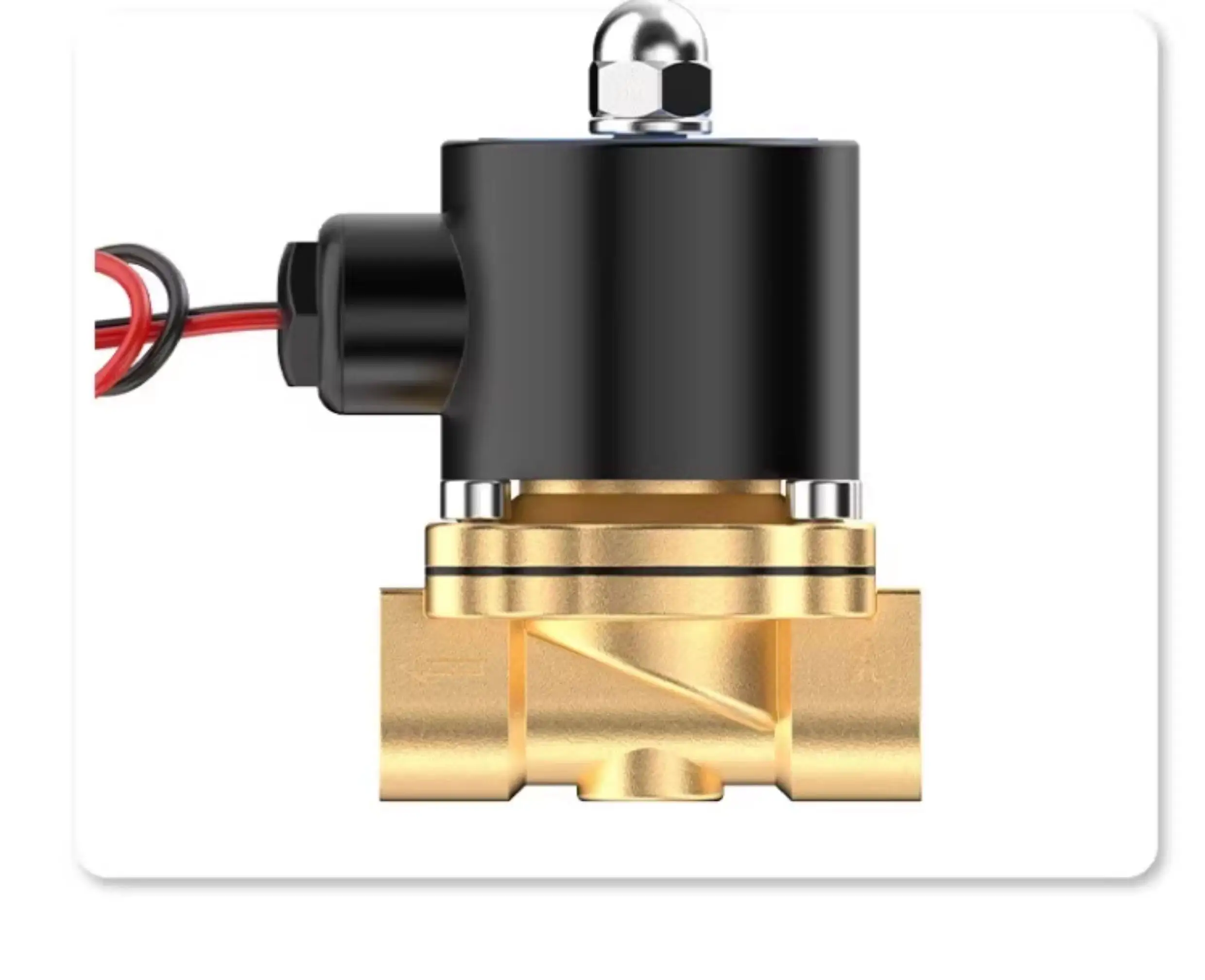 Solenoid valve Water  220V all copper drain  24V/12V pure copper coil switch controller