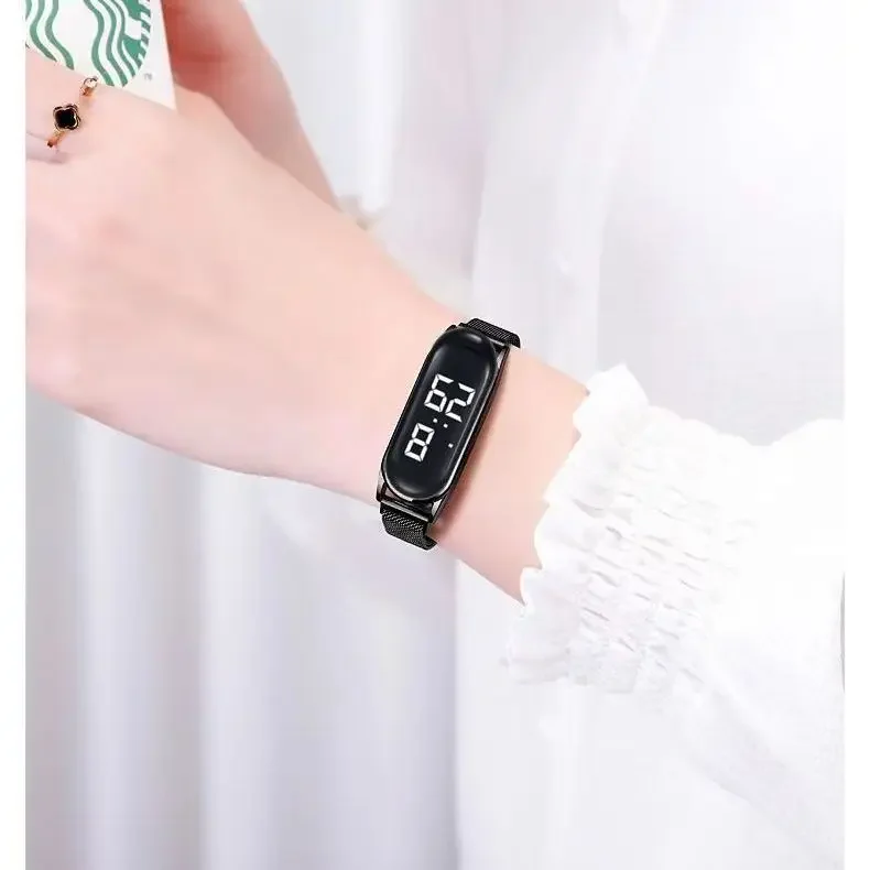 Electronic Watch Christmas Gift Touch Waterproof Simple Fashion LED Electronic Watch Ins
