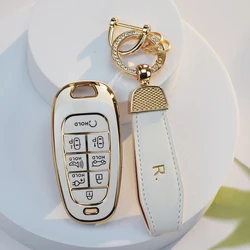8 Buttons For Hyundai Sonata Sel IONIQ 5 NEXO Tucson Sonata 2020 Grandeur 2020 Sonata Limited Sorento Car Key Case Cover Shell
