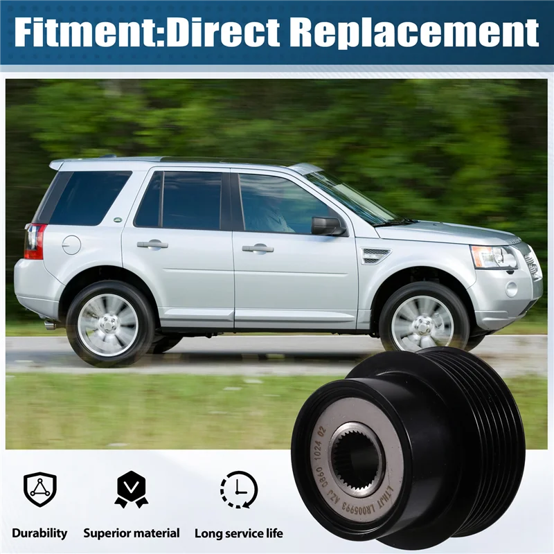 

Hot Selling-LR005993 Crankshaft Auxiliary Pulley For Land Rover LR2 Freelander 2 3.2L,LR005993 Crankshaft Auxiliary Pulley For L