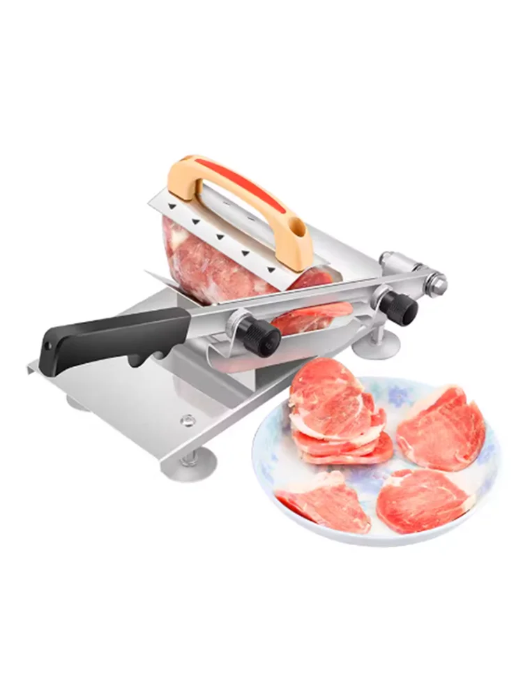 New Household Meat Slicer Cutter Multi-function Beef Slicing Machine Manual Meat Slicer Grinder