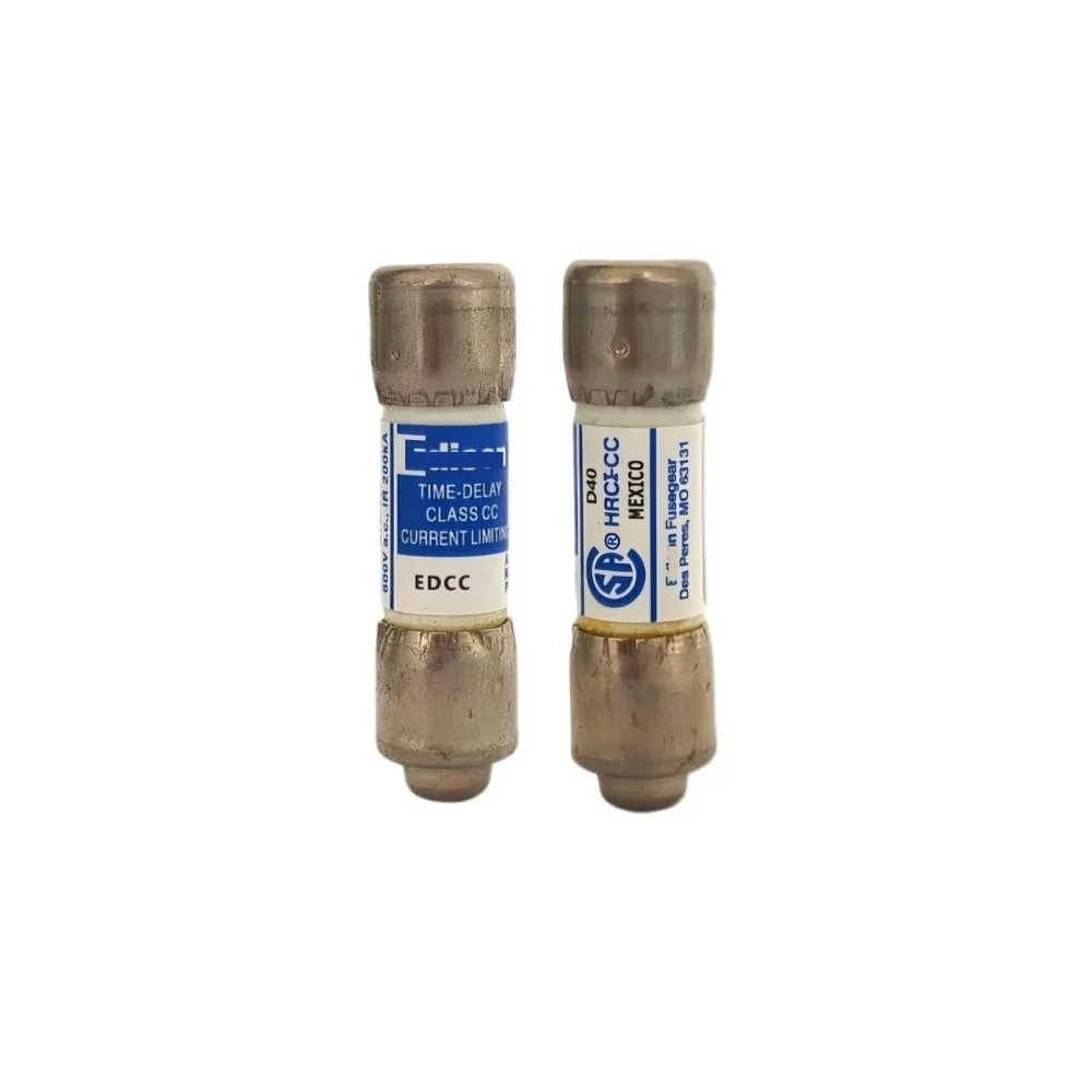 10PCS OEM EDCC‑2.25 Time‑Delay Fuse 2.25A 600VAC Class CC Current‑Limiting Fuse