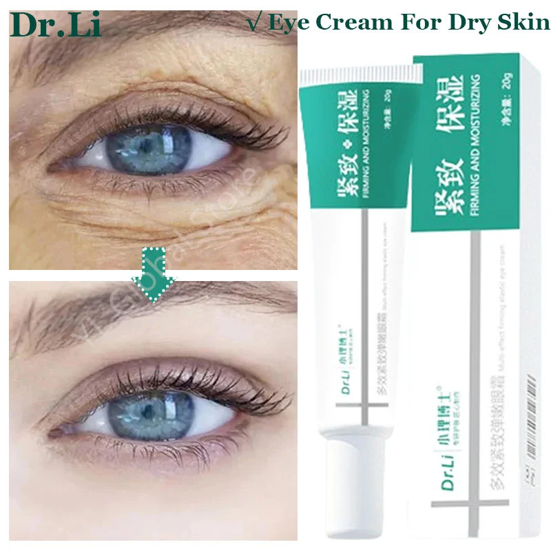 Dr. Li Eye Cream For Dry Skin Anti Wrinkle Dark Circles Improve Puffiness Fade Fine Lines Moisturizer Brighten Care Women Men