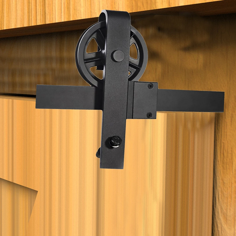 

1pc Barn Door Roller Pulley Durable Hanging Rail Wheel Smooth Sliding Door Hardware Wear Resistant Rustproof For
