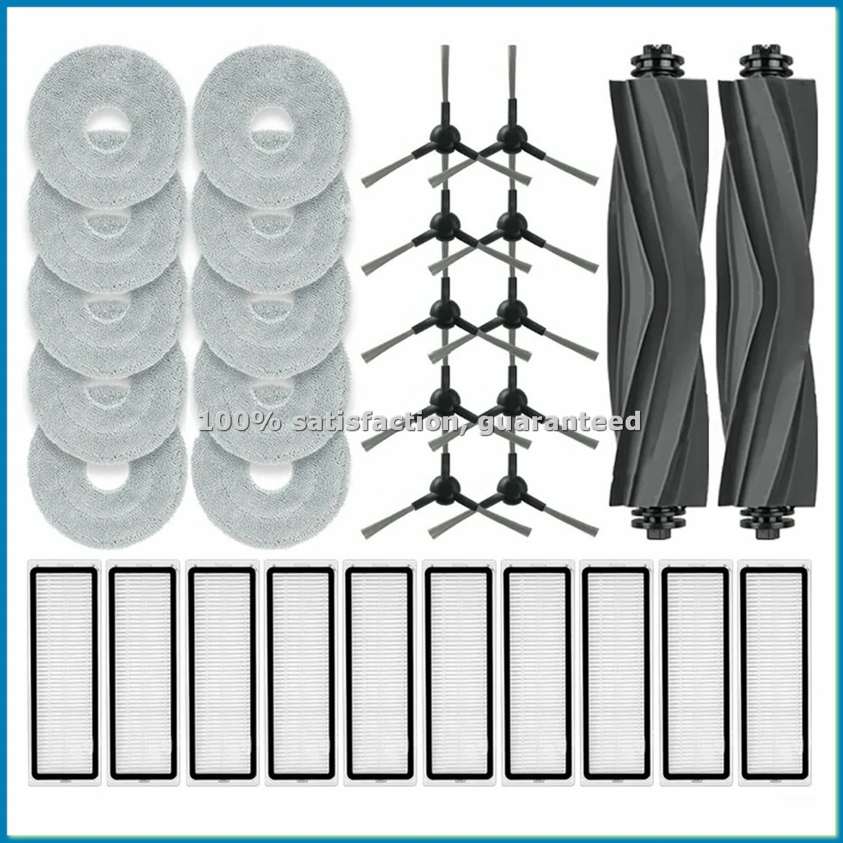 

For L10s Pro Gen 2 Replacecment Parts Accessories Main Side Brush Hepa Filter Mop Cloth-ABRM