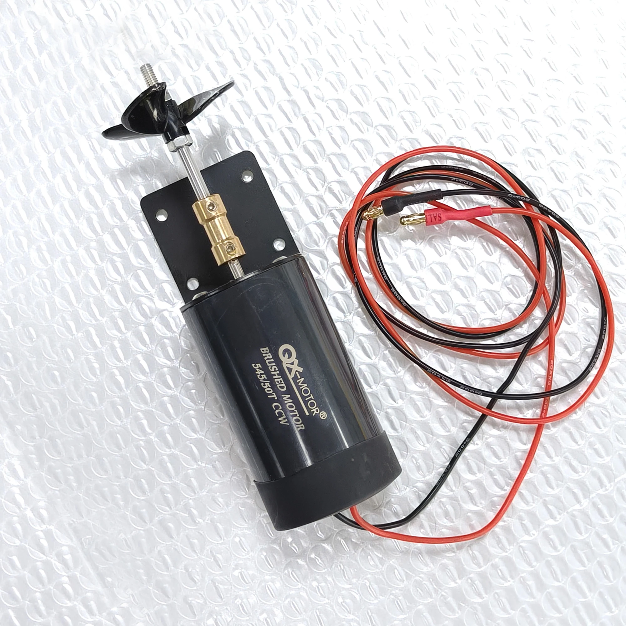Motor de cepillo 545/50T CW CCW 7,4 V- 14,8 V QX-MOTOR hélice subacuática para no tripulado/enrollado/barco de pato con Control remoto