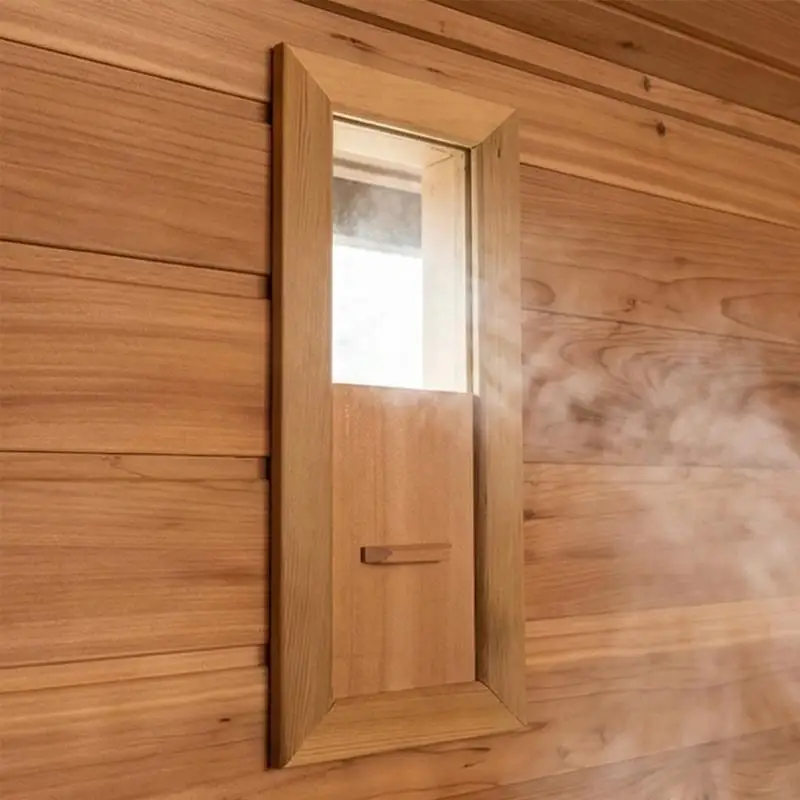 Sauna Ventilation Panel Wooden Air Vent for Sauna Room Shutter Window Blinds Grille Steam Room Tool Accessory 37JD